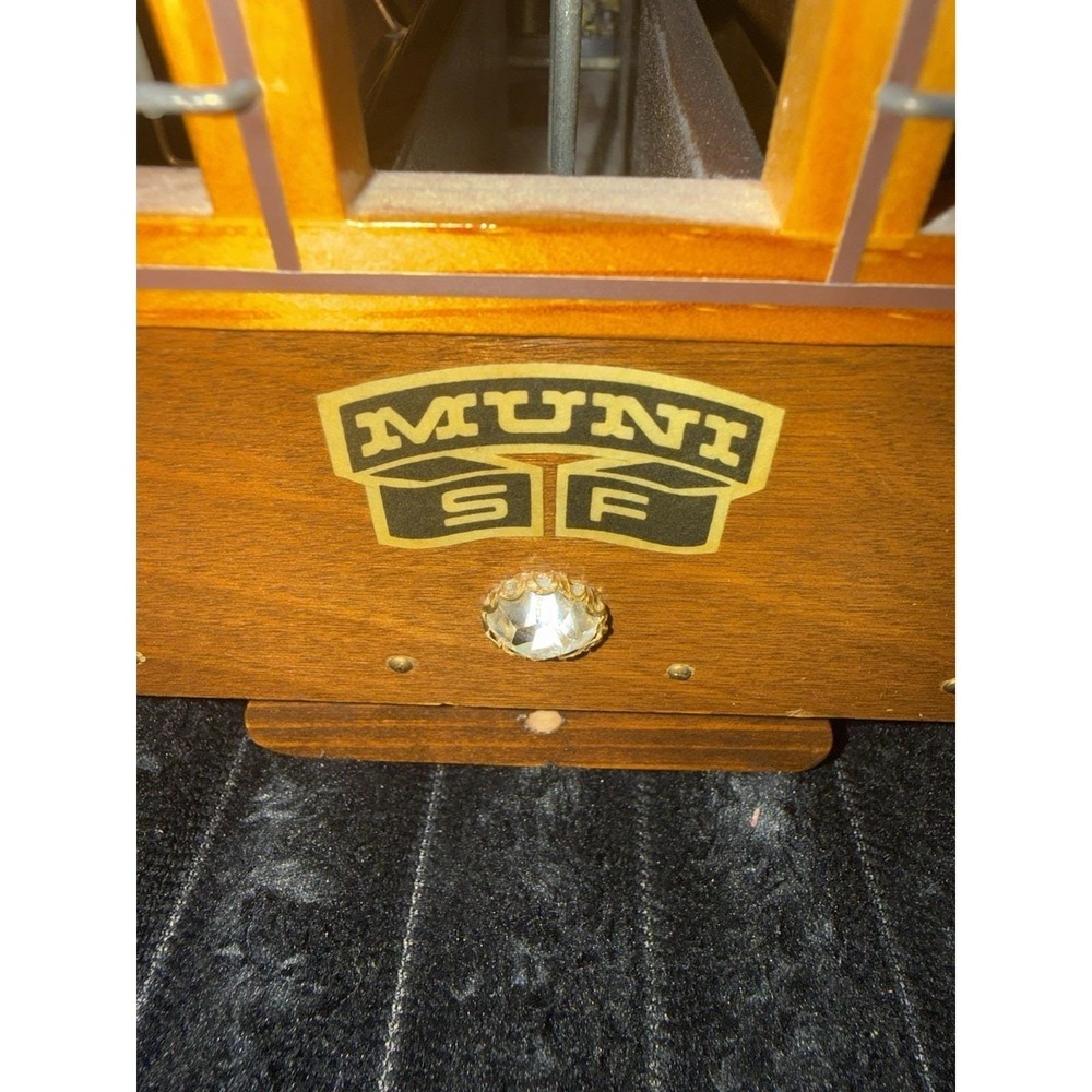 Reuge Handmade San Francisco Street Car Music Box by Nate Gruenberg 1977 -Works! - Picture 9 of 16